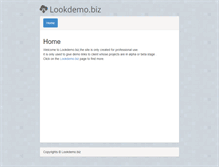 Tablet Screenshot of lookdemo.biz